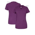 thumbnail image 5 of Bata Médica Adar Pro Para Mujer - Blusa Médica Sweetheart Con Cuello En V - P4210 - Berenjena - Xl, 5 of 5