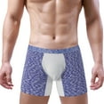 thumbnail image 1 of PEASKJP Mens Supportive Underpants Comfortable Ultra Soft and Breathable Modal Trunks,Purple XL, 1 of 3