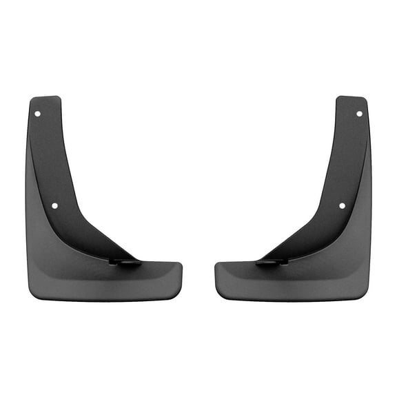 WeatherTech Custom No Drill Splash Guard MudFlaps compatible with 2023-2025 Mazda CX-50, Rear Pair - Black