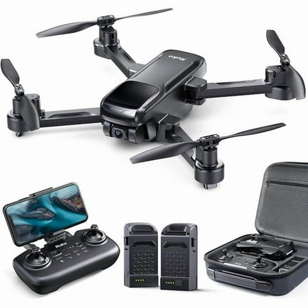 tek NT82621 UNO1RC Ruko U11S Drones with Camera for Adults 4k, Built-in Remote ID, 120 deg FOV, GPS Auto Return, 40 Min Flight, 5G Live Transmission, Foldable Mini FPV Quadcopter for Beginners