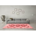 thumbnail image 3 of Ahgly Company Indoor Round Oriental Red Traditional Area Rugs, 8' Round, 3 of 4