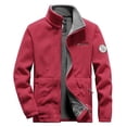 thumbnail image 3 of New Men Fleece Jacket Pockets Thicken Polar Jackets Cold-Proof Overcoat Plus Size Women Coat Winter Windbreaker Jackets For Men, 3 of 6