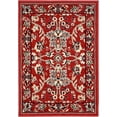 thumbnail image 1 of Unique Loom Kashan Traditional Floral Area Rug, 2 Feet 2 Inch x 3 Feet, Red/Ivory, 1 of 2