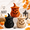 3PCS, variant on 7'' Halloween Pumpkin Light Glowing Decoration, Seagrass Pumpkin Halloween Decoration with Jute Rope Warm Glow Tabletop Ornament Halloween Spooky Seaweed pumpkin , Porch, Fall & Thanksgiving Decor