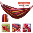 thumbnail image 2 of Hamac de Jardin Extérieur pour Jardin Intérieur Hamac Double Hamac Rouge Toile, 2 of 4