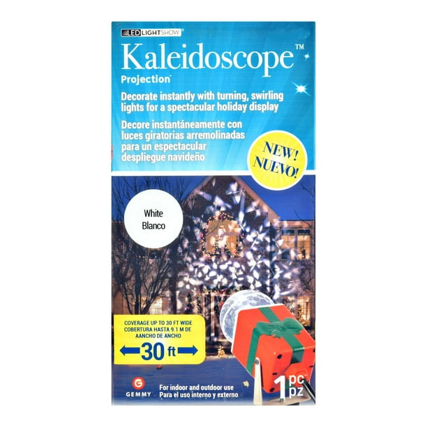Lightshow Projection Kaleidoscope White