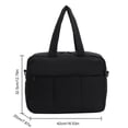 thumbnail image 3 of Bolsa De Ejercicios Bolsa De Ejercicios Bolsa de fitness de nailon, bolsas de gimnasio portátiles multifuncionales para hombres y mujeres (negro), 3 of 5