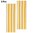 thumbnail image 1 of Beach Chair Replacement Fabric 120x45 cm Yellow and White for Outdoor Use, 1 of 5