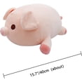 thumbnail image 5 of Almohada De Juguete De Cerdo De Felpa Gordita Muñeca De Cerdo De Peluche Rosa Cojín De Cerdo Lindo Juguetes De Peluche, Regalo De Cumpleaños 40 Cm, Ojos Redondos, 5 of 5