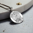 thumbnail image 4 of PicturesOnGold.com Saint Aloysius Gonzaga Religious Medal Female Adult - 3/4 inch Size of a Nickel -Sterling Silver, 4 of 6