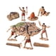 thumbnail image 4 of 10 Uds. Estatua de gente primitiva gente primitiva foto de decoración accesorios regalos novedad estatua pequeña figuritas para estantería hogar, 4 of 8