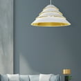 thumbnail image 2 of Dainolite - Aranza - 4 Light Pendant White White/Gold Polished Chrome Finish, 2 of 5