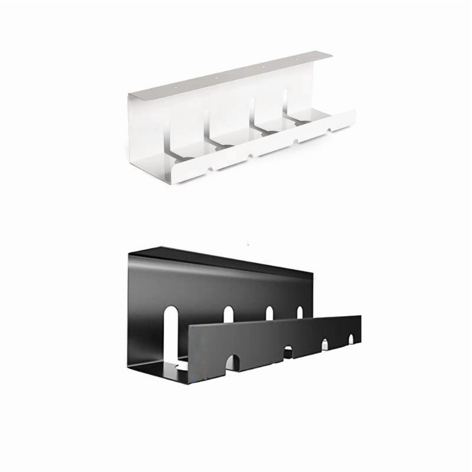 ANXPTIME Multifunctional Under Desk Storage Rack for Power Strips and Wire Solution