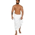 thumbnail image 2 of HAPPY BAY Men's Pareo Bath Trunk Swimwear Sarong Swim Beach Wrap One Size Snow White Summer Vacation Party, 2 of 5