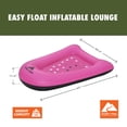 thumbnail image 3 of Ozark Trail Easy Float Inflatable Lounge, Pink, 3 of 10