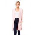 thumbnail image 1 of Women & Plus Long Sleeve Long Line Duster Knit Sweater Open Front Cardigan W/Pocket (S-3XL), 1 of 4