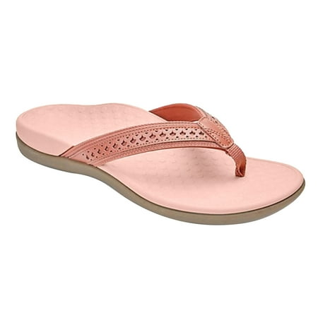 

TANGON Flip-flops Summer Flat Hollow Carved Massage Bottom Ladies Sandals