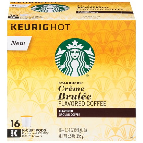 Starbucks Crème Brulée Flavored Coffee K-Cup Pods 16 ct Box by STARBUCKS COFFEE COMPANY