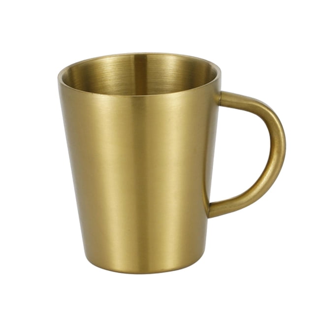 Jarra de cerveza para senderismo, utensilios de picnic, 300 ml, para acampar, deportes, viajes Oro