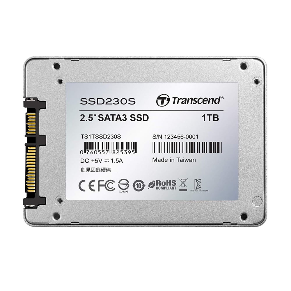 Transcend TS1TSSD230S 1TB SATA III 6Gb/s SSD230, 3D TLC, Aluminum casing