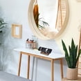 thumbnail image 5 of Wood Watch Display Stand 7.8x2.36x3.35inch T-Bar Bracelet Display Stands with Wooden Base Rectangle Bracelet Organizer Holder Watch Display Tower for Home Retail Display Black Imitation Leather, 5 of 8