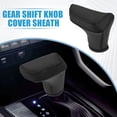 thumbnail image 2 of Cubierta de perilla de cambio Unique Bargains para Hyundai Elantra 2021-2023 piel sintética negra, 2 of 7