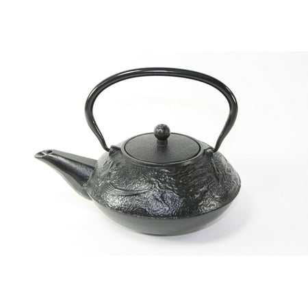 Dragon Infuser - 24 fl oz Black Dragon Japanese Cast Iron Teapot Tetsubin Infuser EHD