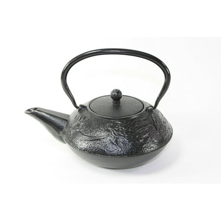 24 fl oz Black Dragon Japanese Cast Iron Teapot Tetsubin Infuser