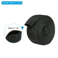 thumbnail image 2 of Unique Bargains 1.6' ID 3.3FT Nylon Protective Hose Sleeve, Cable Cover Sheath Protection, Black, 2 of 4