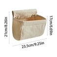 thumbnail image 3 of YFGEFTR Storage Pockets, Hanging Pocket Organizer, Fabric Wall Storage for Bedroom Bathroom Entryway, Lightweight, 3 of 6