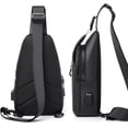 thumbnail image 3 of Waterproof Sling Bag for Men Crossbody Bag Shoulder travel Backpack Sling with USB Charging Port Anti Theft Cross Body Bag Chest Daypack for Hiking Sports Running Women, 3 of 8