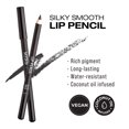 thumbnail image 4 of Kiss New York Lápiz Labial Profesional Delgado Delineador De Labios Suave Y Cremoso Color De Labios Rico Y Duradero Maquillaje De Labios Natural Crayón De Labios Resistente Al Agua (Negro), 4 of 5