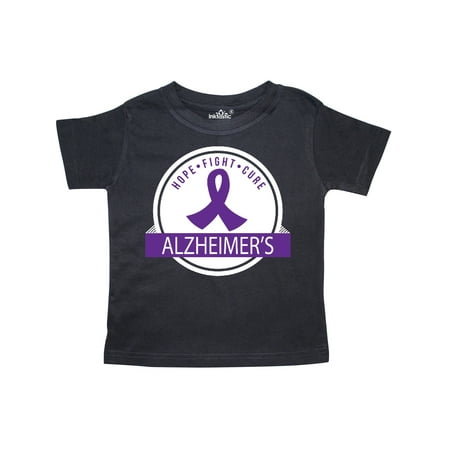 

Inktastic Alzheimers Awareness Month Hope Fight Cure Gift Toddler Boy or Toddler Girl T-Shirt
