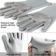 thumbnail image 2 of Cleaning Silicone Dish Cleaning Gloves, Silicone Gloves, Magic Gloves, Rubber Glove For Household, Heat Resistant Gloves For Kitchen, Bathroom, Car (d, 2 of 4