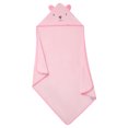 thumbnail image 3 of Gerber Baby Girl Hooded Towel, One Size, Pink, 3 of 7