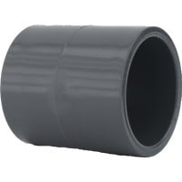 Charlotte Pipe PVC Schedule 80 Pressure Coupling - Plastic - 1 Piece