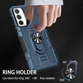 thumbnail image 6 of ELEHOLD Heavy Duty Case for Samsung Galaxy A54 5G Rugged Case, 360° Rotating Ring Holder Kickstand Support Magnetic Car Mount Full Body Shockproof Protective Case -Blue, 6 of 9