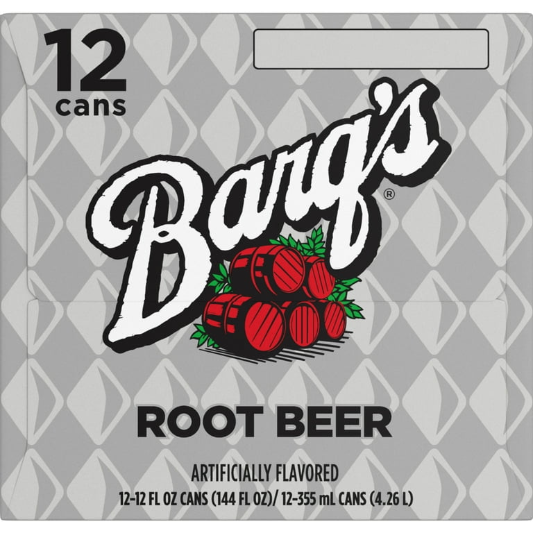 Barq's Root Beer Soda Pop, 12 fl oz, 12 Pack Cans