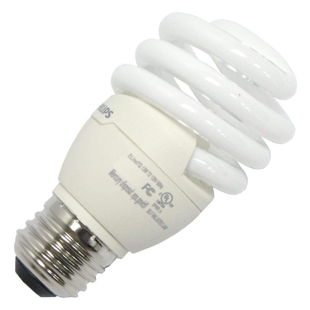 new philips 9w el/mdt 120 volt mini twister light bulb 