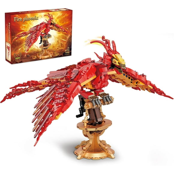 Harry Fire Phoenix Building Set, Magic Potter Phoenix Collection Model for Adults, Compatible with Lego Bird, Ideas HP Building Toy Gift for Kids Boys and Girls Ages 6+ (938 PCS)