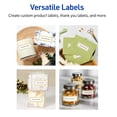 thumbnail image 5 of Avery Labels, 1" x 2-5/8", Matte White, Multi-Lined Gold Border, 5 of 7