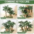 thumbnail image 6 of 40'' Tall Cat Scratching Post Cat Tree, Curved Design Cat Scratcher Post with 3 Interactive Balls, Natural Sisal Rope Cat Scratching Posts for Indoor Cats Adults Kittens, Multi-Combinable (Style A), 6 of 7