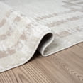 thumbnail image 2 of Abani Viva Collection Area Rug Mid Century Modern Bedroom Living Room Decor Floor Rug 6 x 9 Cream, 2 of 9