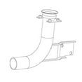 thumbnail image 3 of RAParts E3NN5246BA11B Exhaust Elbow Fits Ford Tractor 7610, 750, 755, 755A, 755B, 3 of 7