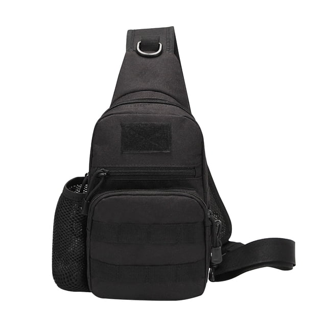 Bolso de pecho para hombre, botella de agua, bandolera, hervidor de agua al aire libre, bandolera ajustable, negro Scienceny AP001277-02
