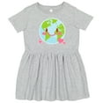 thumbnail image 3 of Inktastic Happy Earth Day with Hearts Girls Toddler Dress, 3 of 5