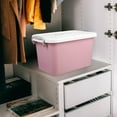 thumbnail image 4 of unbranded Caja Plástica Rosa Multifuncional Para Almacenamiento Con Ideal Para Organizar Bloques Y Objetos Pequeños, 4 of 7