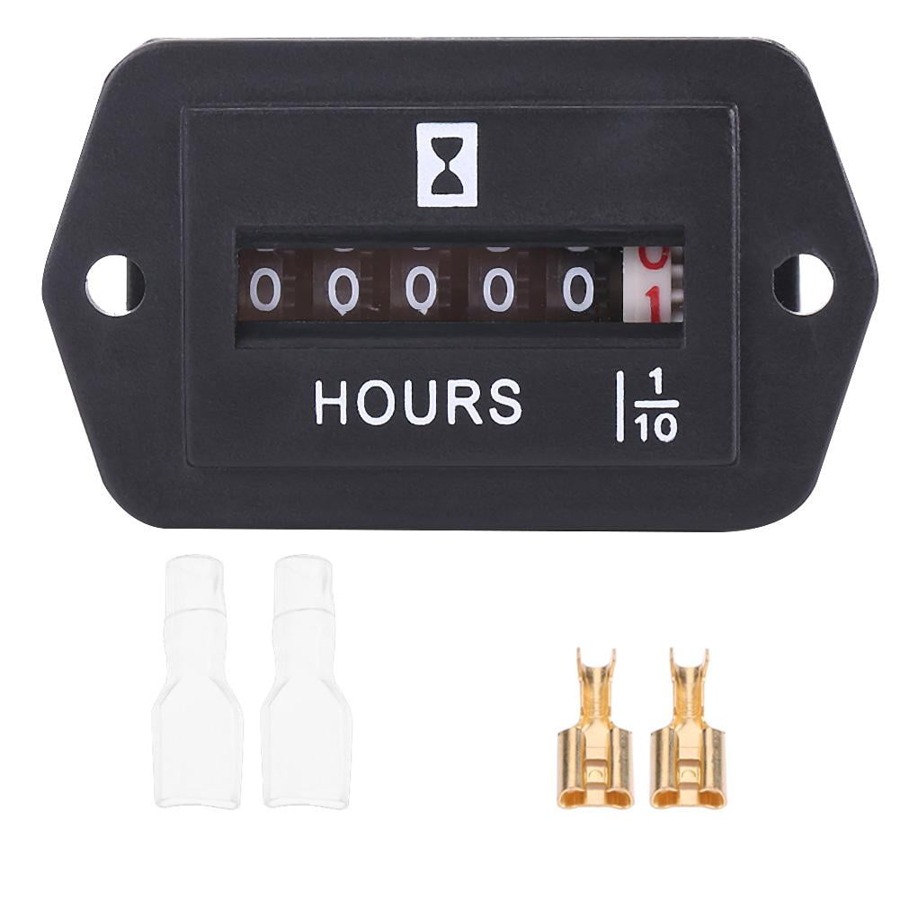 LYUMO DC 680V Mechanical Hour Meter Gauge for Diesel Gasoline Engine