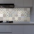 thumbnail image 3 of Pegatinas De Azulejos 20 piezas autoadhesivas de PVC diagonales para baldosas de cerámica pegatinas impermeables para cocina, 3 of 3