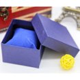 thumbnail image 3 of Cajas para pulseras Estuche rígido duradero de moda Caja de regalo Estuches para relojes Empaquetado de joyas Cumpleaños de Navidad Almacenamiento y organización del hogar Azul oscuro 9*8*5.5 cm Naiovety HA078024-03, 3 of 6